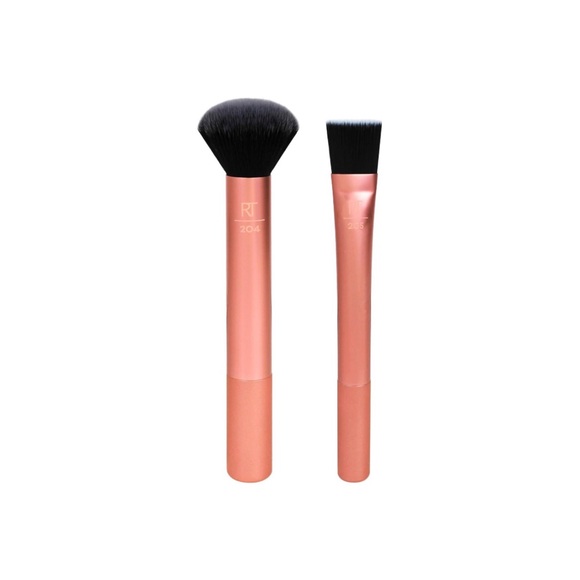 REAL TECHNIQUES FLAWLESS FACE MAKEUP BRUSH DUO SET - Picture 1 of 2